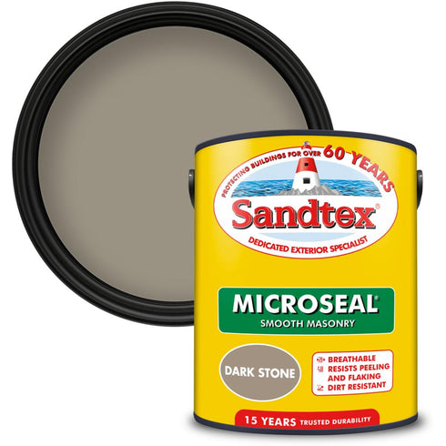 SANDTEX M/SEAL SMTH MASONRY DARK STONE 5L  (S)